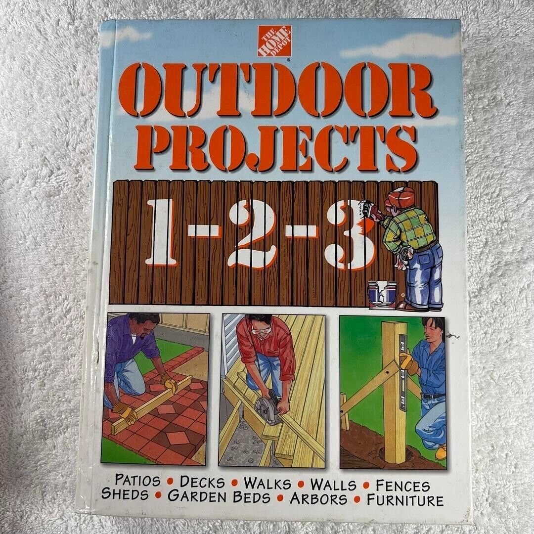 The Home Depot 1-2-3 Home Improvement Outdoor Projects 2 Book Set