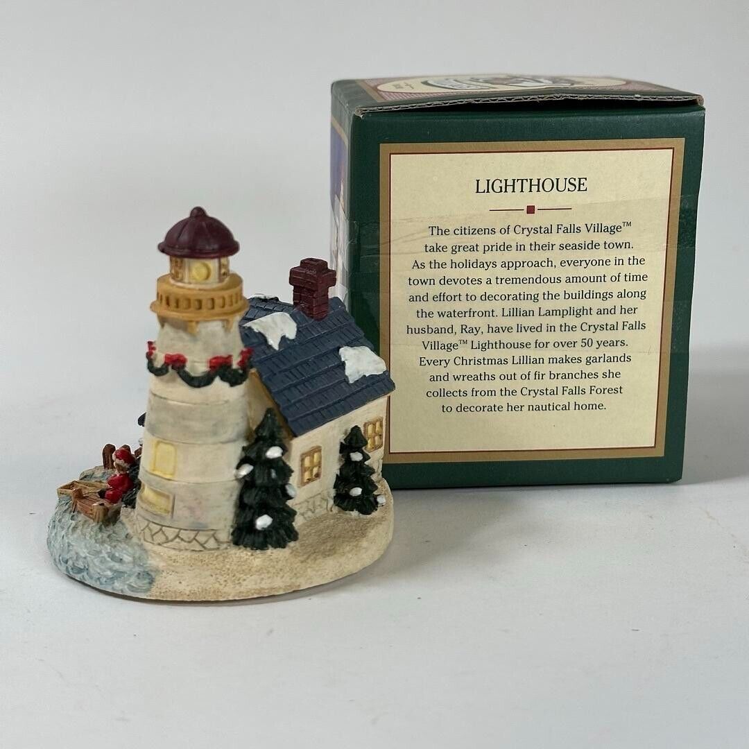 Crystal Falls Village Lighthouse 1994 Collectibles 485211