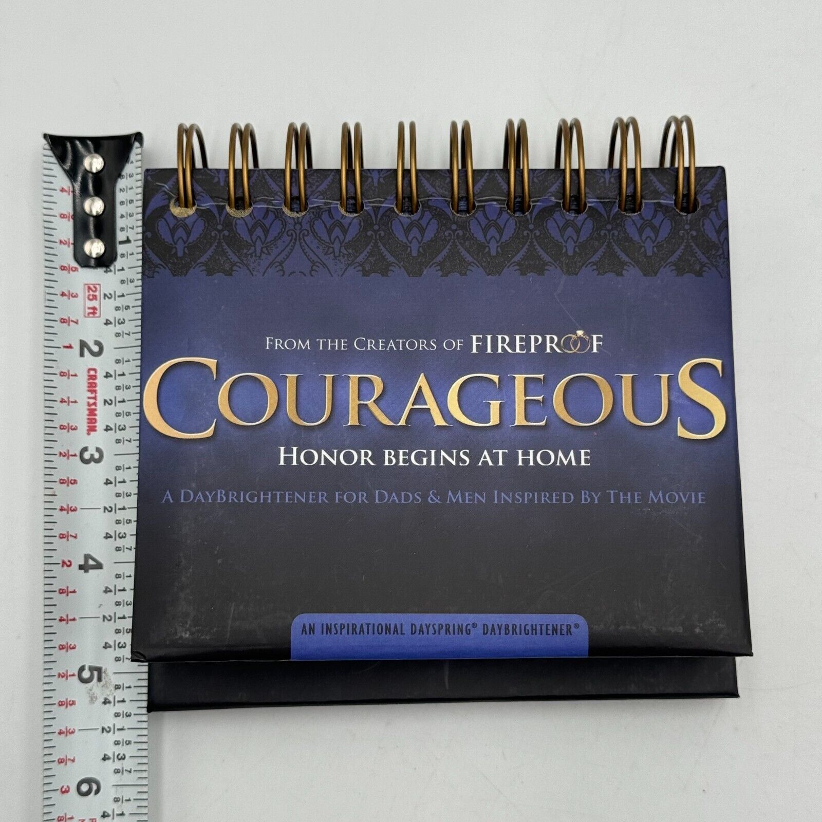 Courageous Honor Home Stand Up 365 Daily Day Brightner Bible Verses & Quotes Men