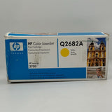 Genuine HP Q2682A Yellow Toner Cartridge New Sealed Printer OEM Replacement