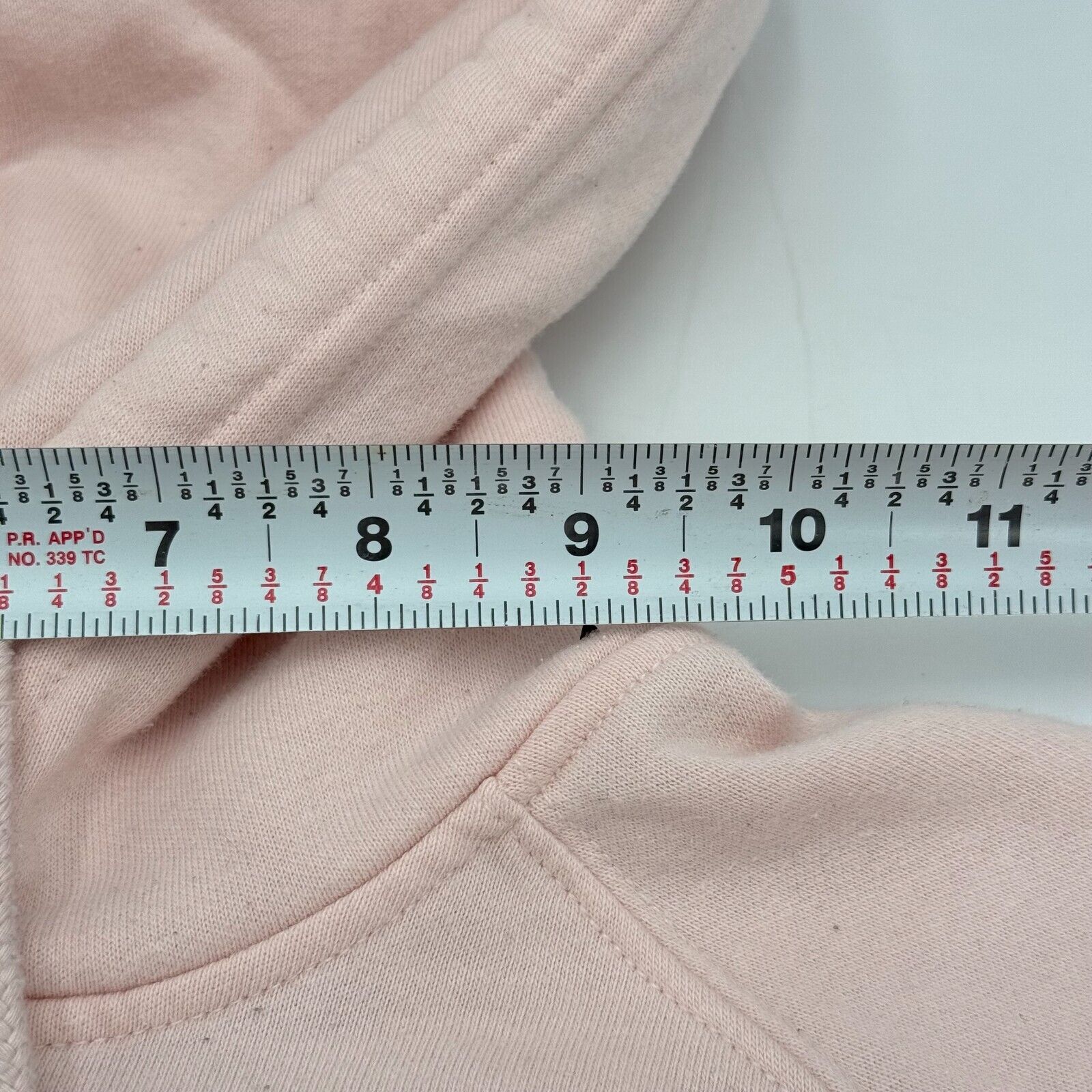 North Face Hoodie Sweatshirt Peach Salmon Pink Hooded Sweater Womens Size S