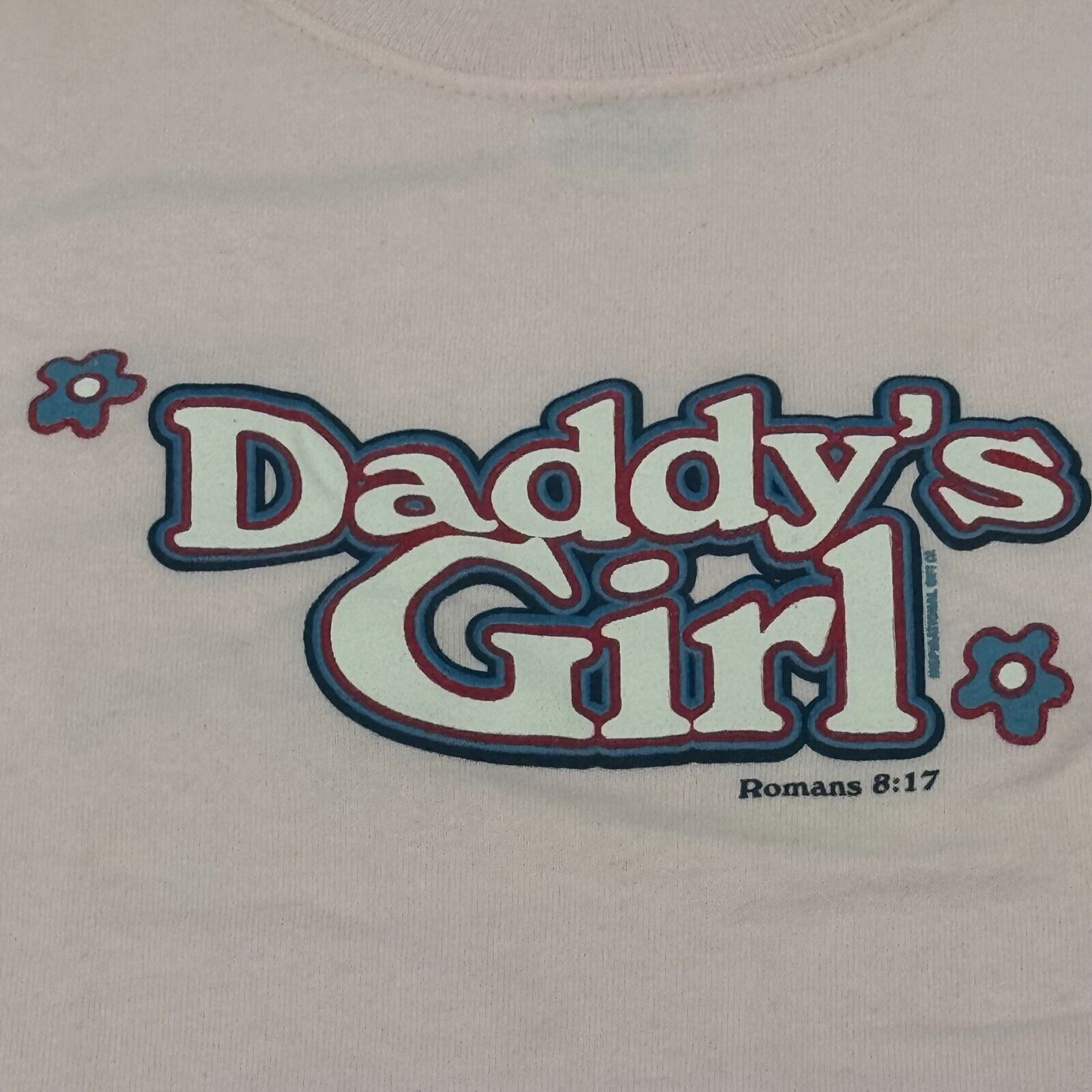 Toddler Size 4T Kerusso Pink Kids Christian T-Shirt Daddy’s Girl God Romans NWT