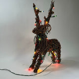 Wicker Light Up Reindeer 18" Tall