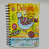 Divinity Boutique Colorful Bird Art Design With Bible Verse 6x9in Notebook NEW