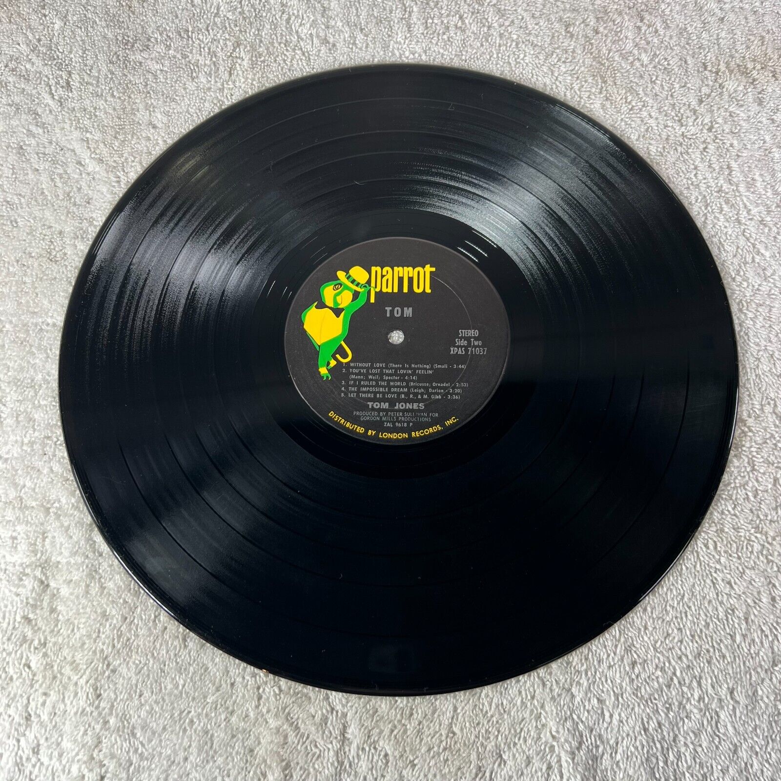 Tom Jones-Parrot/London Records-XPAS 71037-Stereo-1970