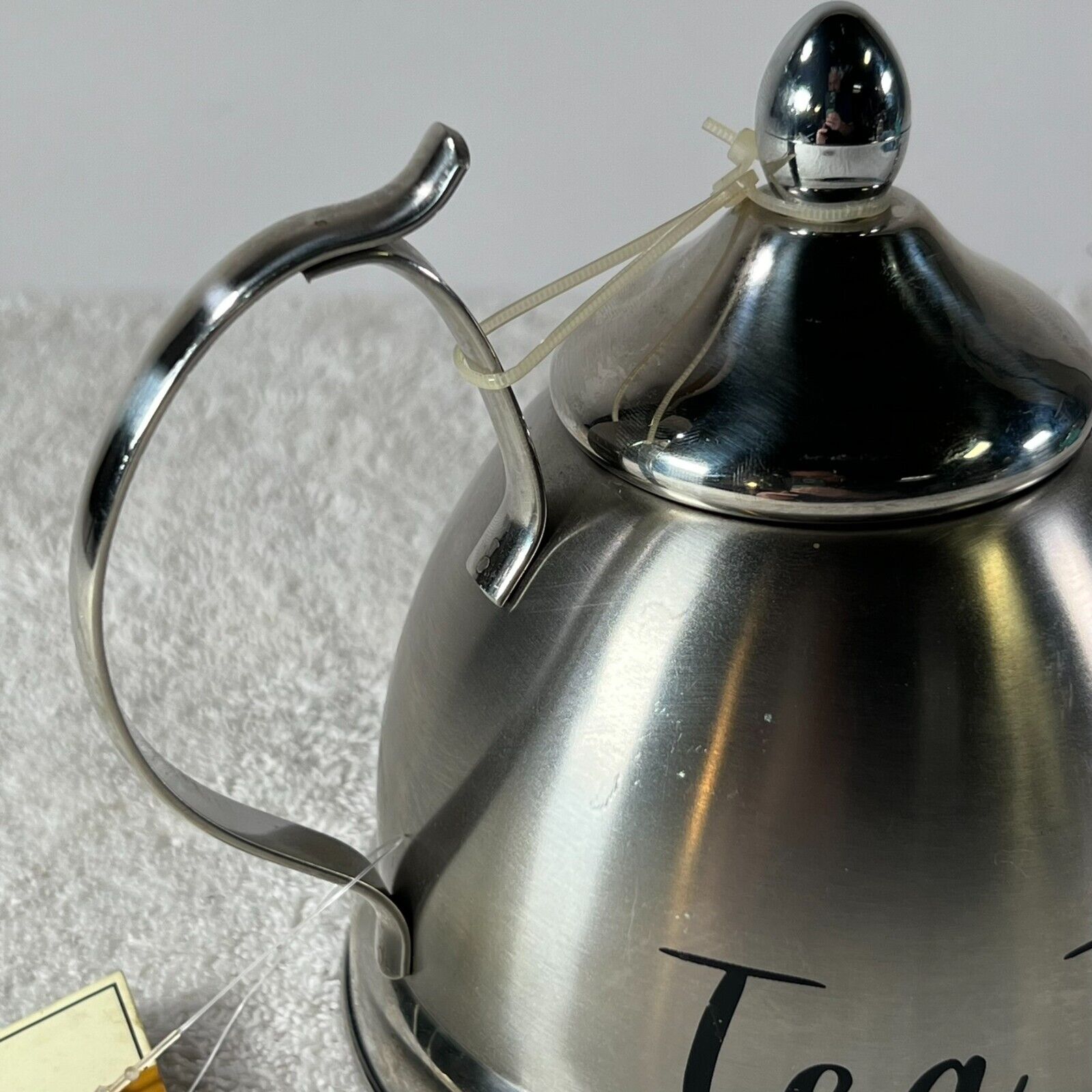 NOBILI-TEA Tea & Whistling High Quality Stainless Steel Kettle w/  1 qt Capacity