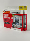 Frost King Set OF 2 Indoor Crystal Clear 42x64” Window Insulation Shrink Kit