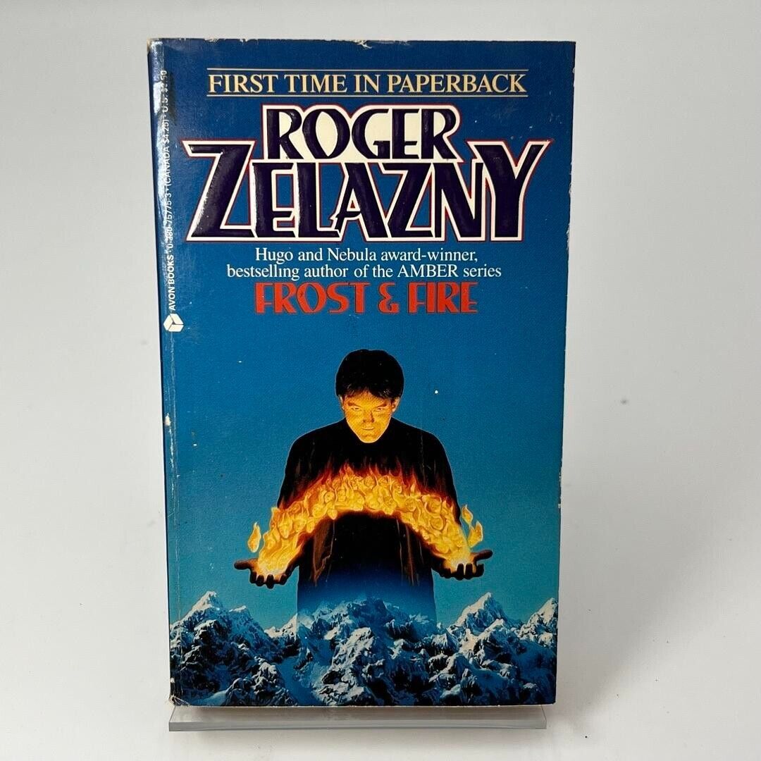 Roger Zelazny - Frost & Fire, PB First Avon Printing May 1990