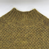 H&M Knitted Knot Jumper Sweater Olive Green Pullover L.O.G.G. Women’s Size M