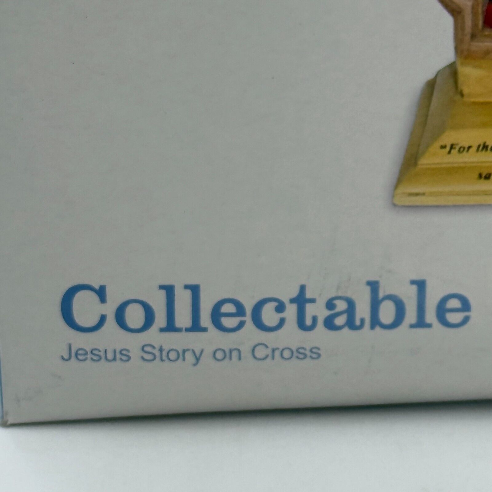 Collectable Jesus Story On Cross 13in Statue Classic Treasures Christian Decor