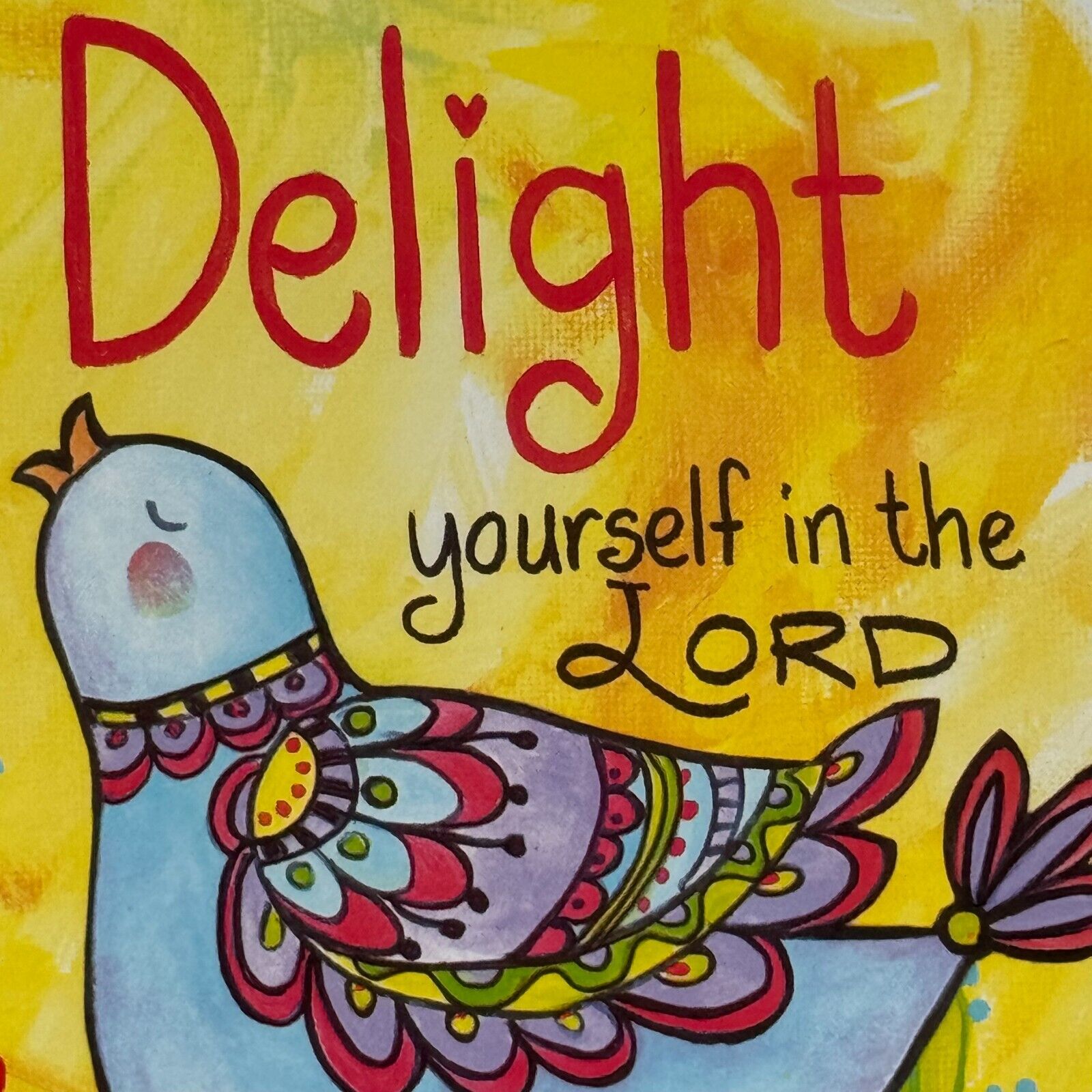 Divinity Boutique Colorful Bird Art Design With Bible Verse 6x9in Notebook NEW