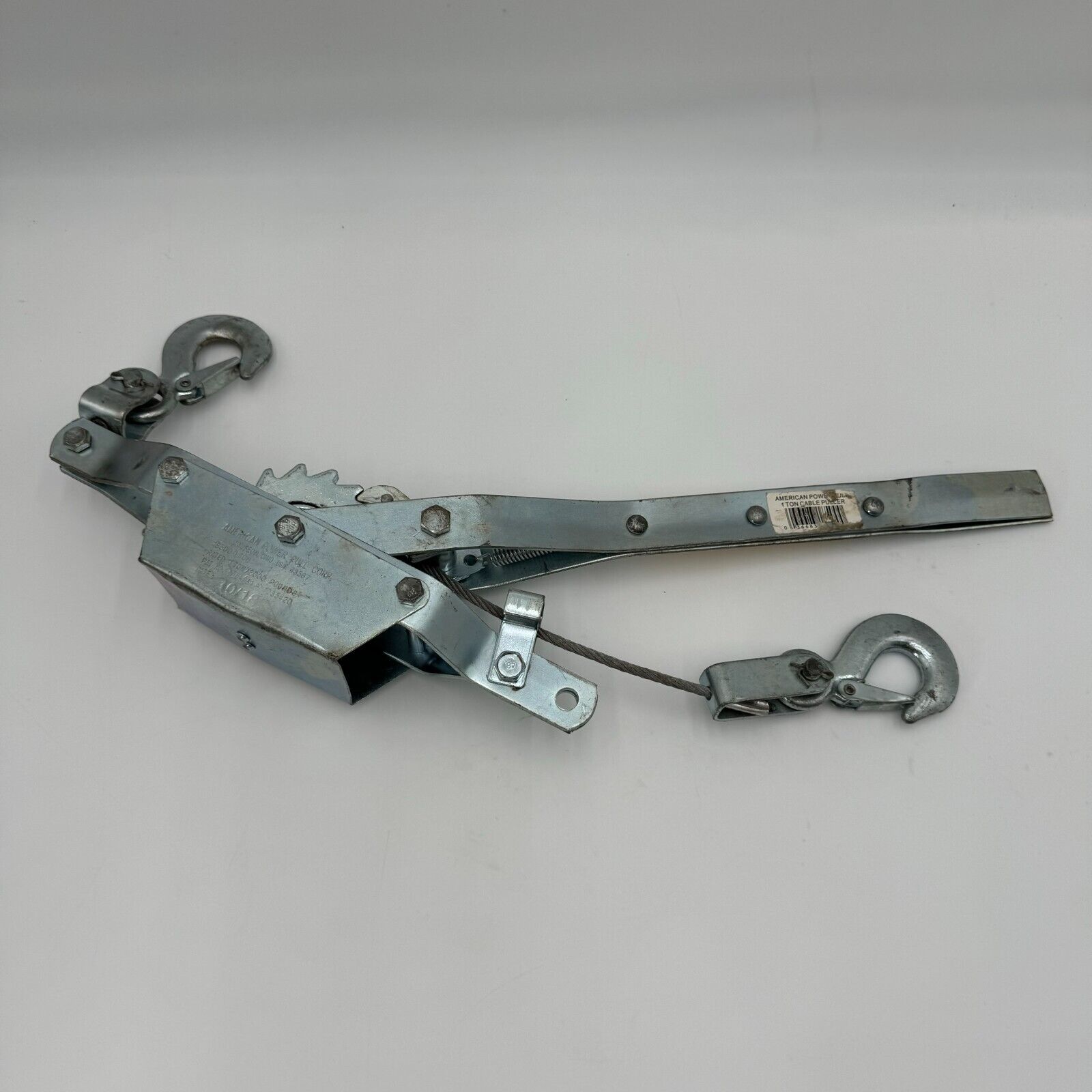 American Power Pull Cable Puller 18500 1 Ton Lifting Sturdy Reliable