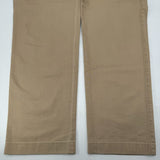 J Crew Flat Front Classic Fit Khaki Chino Pants Mens Size 36x30