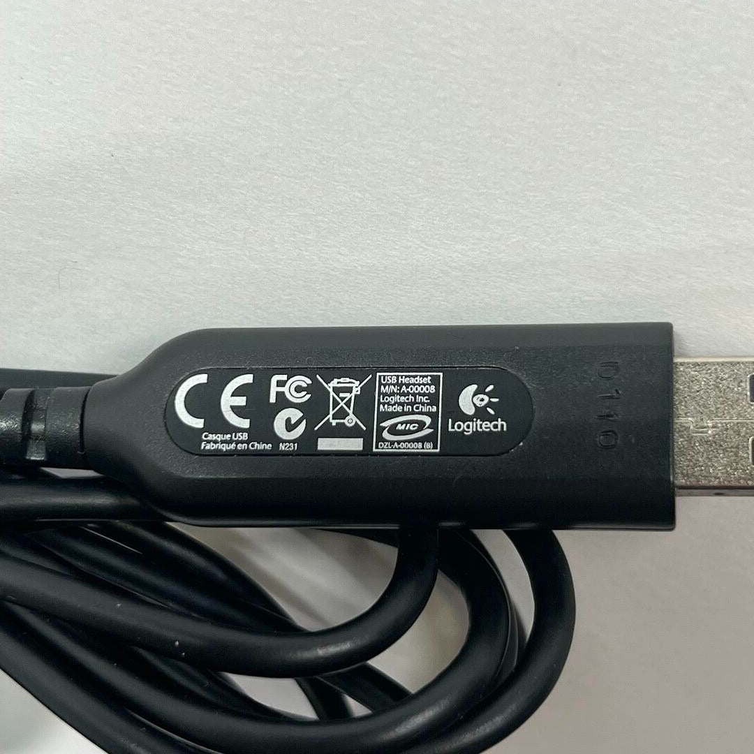 Logitech USB Headset - Model No. A-00008 Corded USB Headphones and Microphone