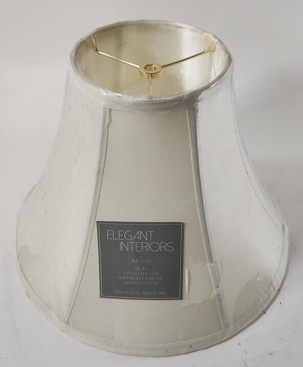 New Elegant Interiors Lamp Shade Cream - 6" Top Diameter, Polyester