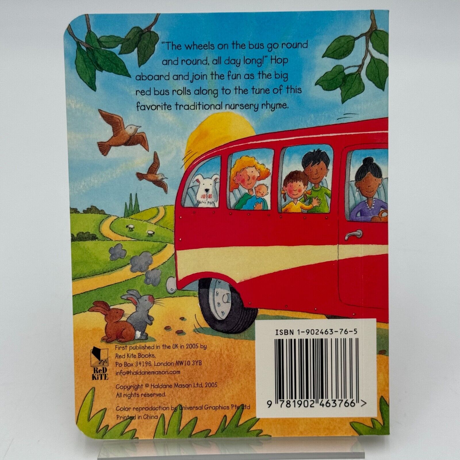 The Wheels On The Bus Illistrated 16 Page Book and Giant 25 Piece Jigsaw Puzzle