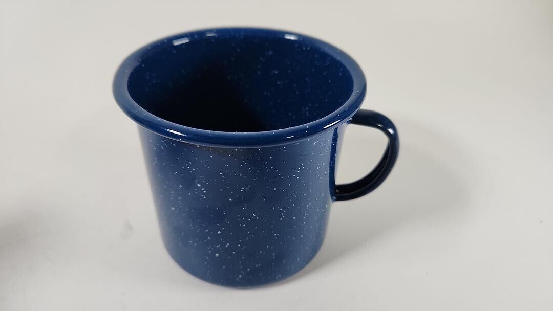 Blue Speckled Vintage Sierra Enamelware - Cowboy Coffee Set