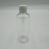 100ml (3.38 fl oz) Clear PET Plastic Bottles with 24/410 Neck Flip Cap - 30 Pack