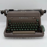 Royal Typewriter HH Series Magic Margins Touch Control Green Keys MCM 1950s