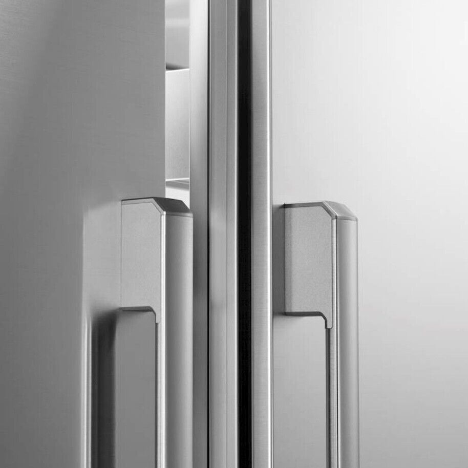 Modernist 3 Handle Kit for 36” Dacor French Door Refrigerators Silver ADRF36MHAA