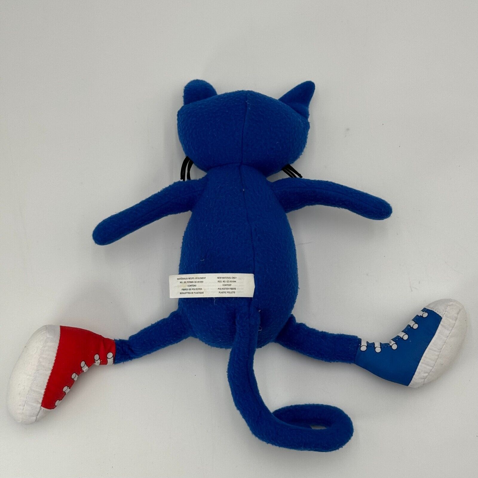 Pete the Cat 13" Plush Red Heart Shoe Curly Tail Blue Cat James Dean Merrymakers