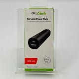 Cell Candy Portable Power Pack 1800 mAh Phone Charger Micro USB Black - New