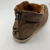 Guess Oxford Brown Leather Suede Lace Up Back Zip High Ankle Dress Shoe Mens Siz