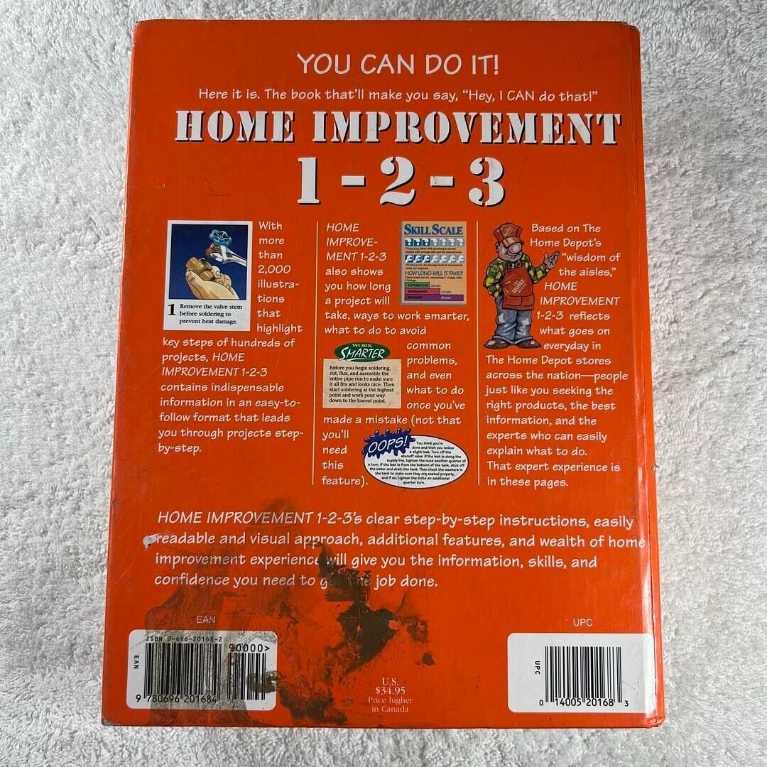 The Home Depot 1-2-3 Home Improvement Outdoor Projects 2 Book Set