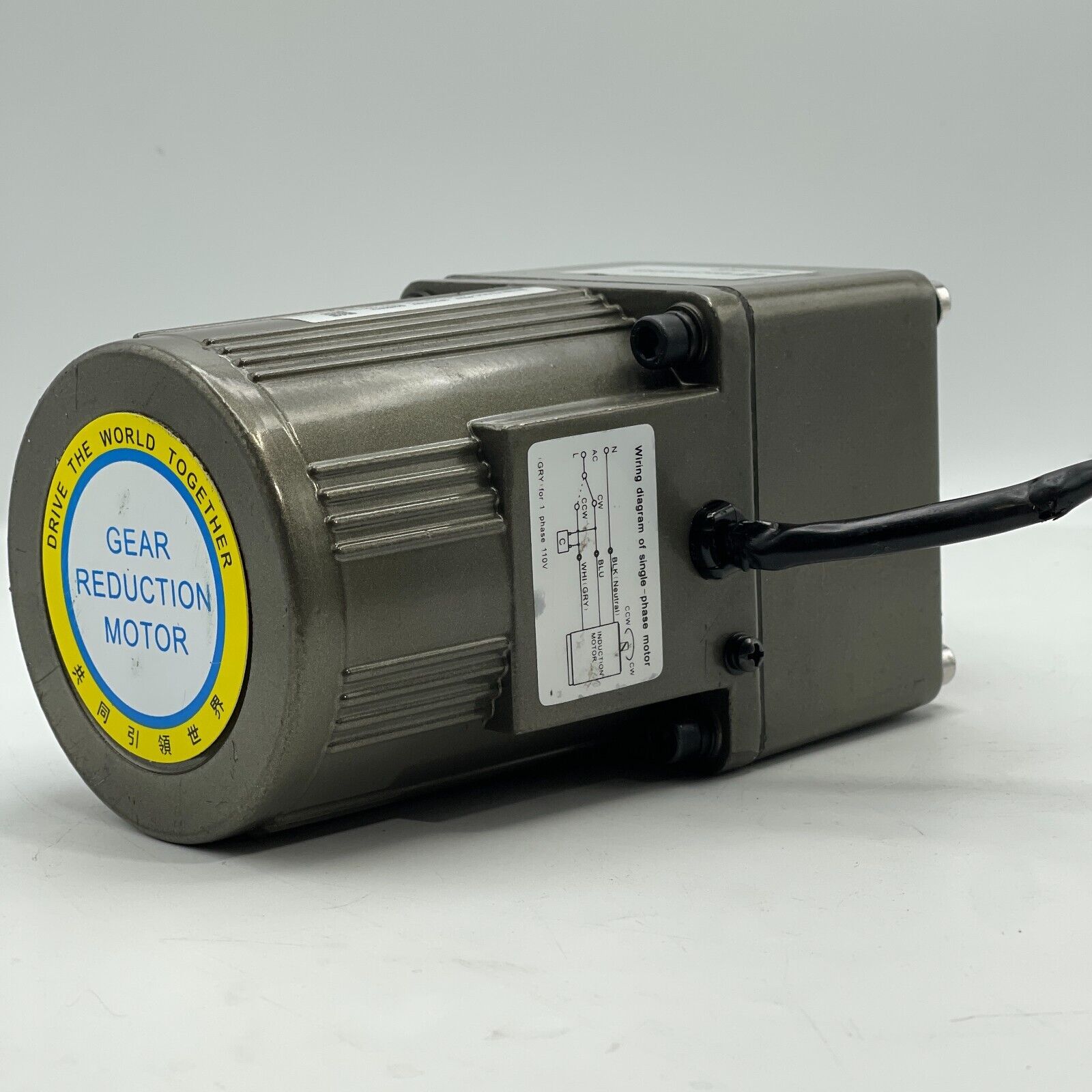 UNIVERSAL GEAR REDUCTION MOTOR 40W 110V 50/60Hz 1250/1500 RPM