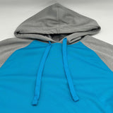 Champion Duo Dry Athletic Pullover Hoodie Jacket Blue Grey Adult Mens Size Large