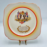 King George VI & Queen Elizabeth Plate  Royal Visit To Canada U.S.A. May 1939