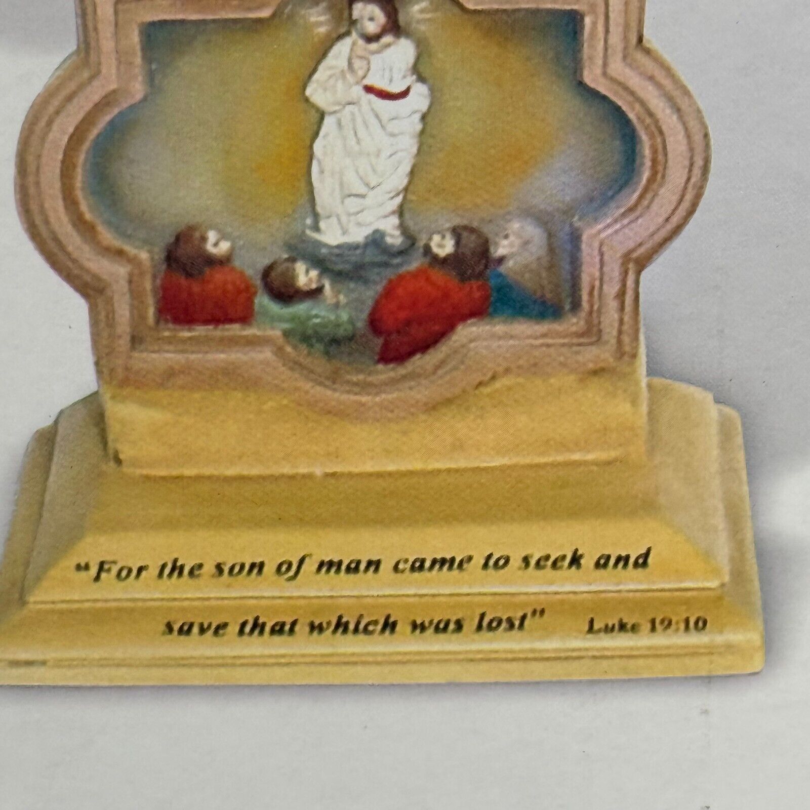 Collectable Jesus Story On Cross 13in Statue Classic Treasures Christian Decor