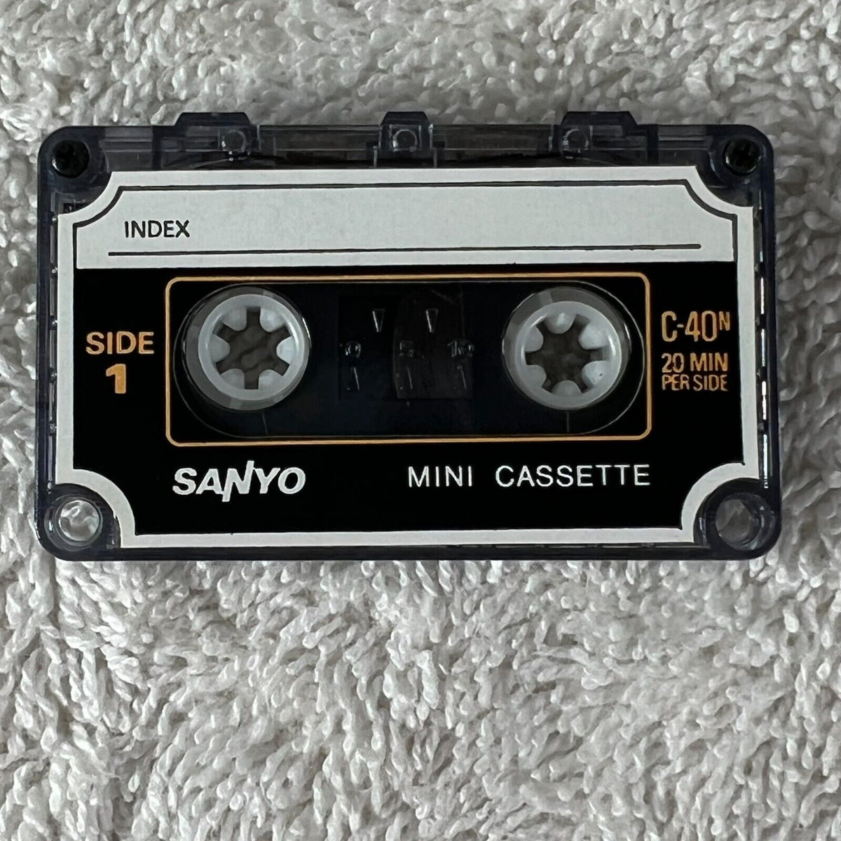 SANYO MINI CASSETTE TAPE Blank 40 Minute Double Sided C-40N - New Sealed