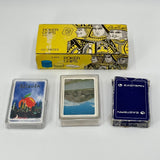 Vintage Poker Set Plastic Chips Cards Custom Decks Family Friendly Games Fun