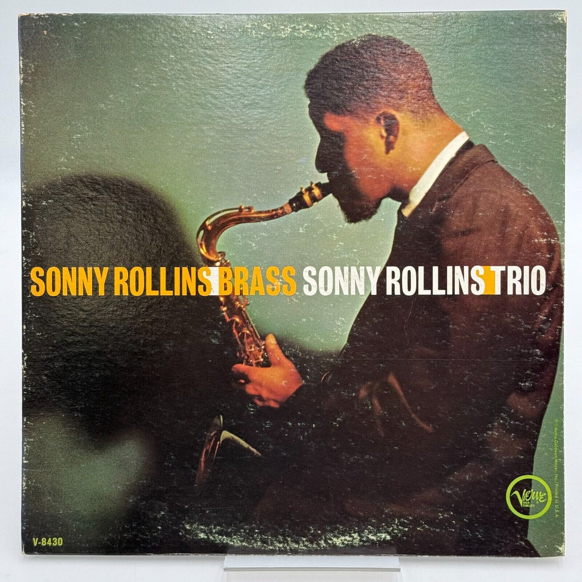 Sonny Rollins Trio Brass V-8430 Rare Vinyl LP Verve, 1962 JAZZ