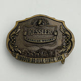 Vintage Belt Buckle Kessler American Whiskey Limited Edition 1993 Made in USA