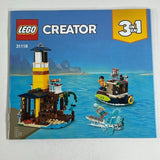 Lego Creator 31118 Surfer Lighthouse Instruction Only