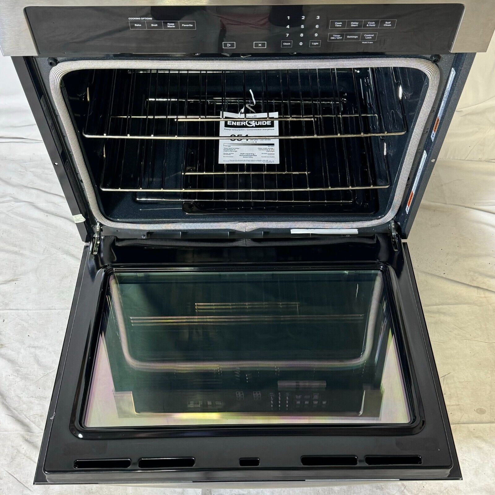 Whirlpool WOS31ES0JS 30" Stainless Steel Single Electric Wall Oven NOB