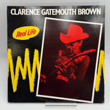 Clarence Gatemouth Brown Real Life Vinyl LP  1986 Rounder Records REU 1015 Blues