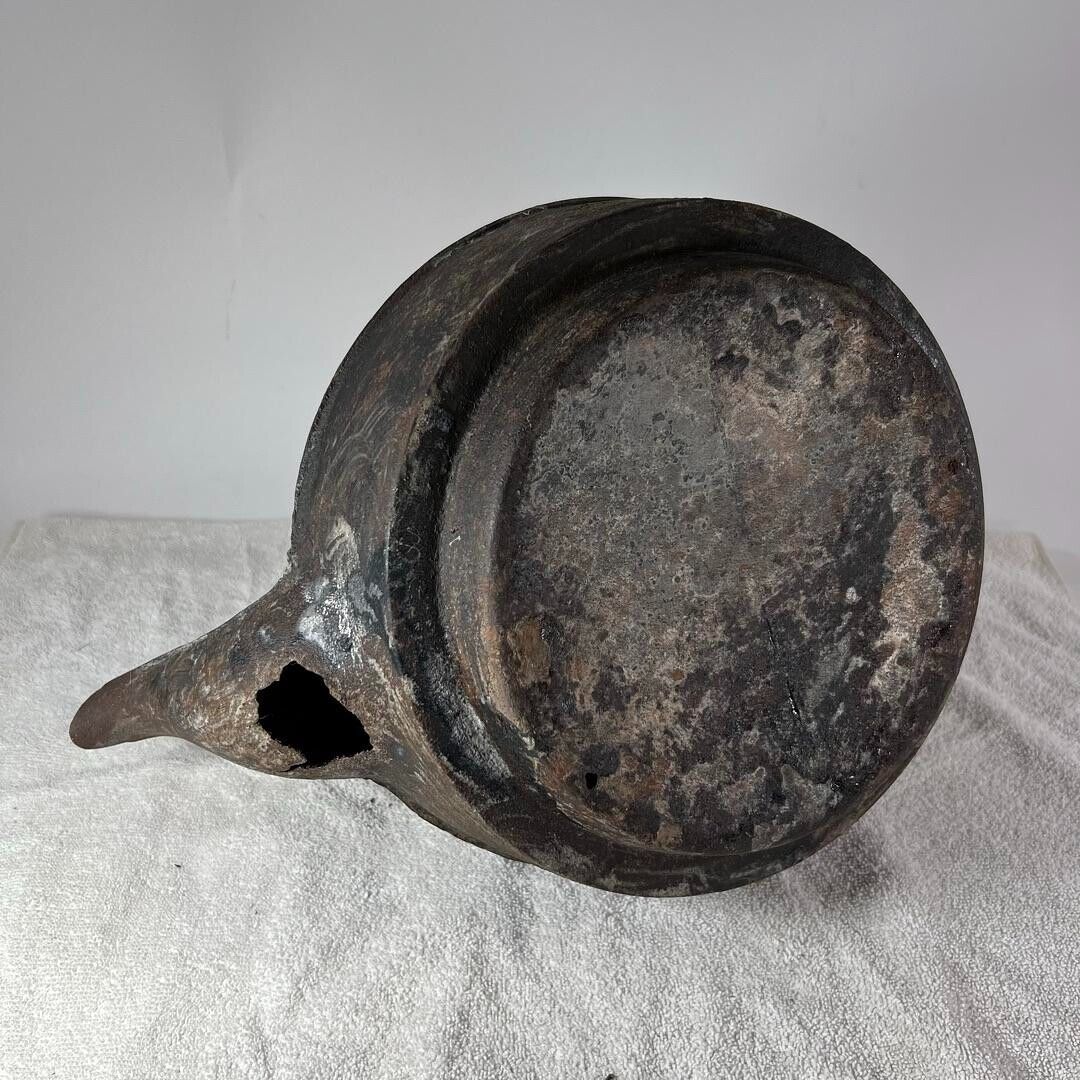 Antique 1800s Cast Iron Kettle