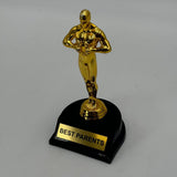 Crafted Stunning 7 in Worlds Best Parents Plastic With Gold Finish Statue Trophy