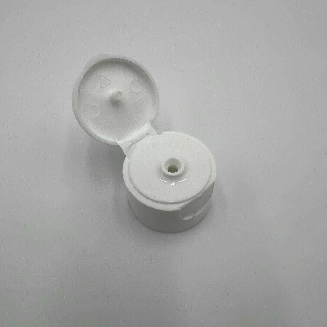 1” Flip Top 24-410 Thread Theaded Cap White Plastic 500pk Bulk