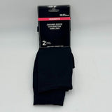 Trouser Socks 2 Pair Black One Size Fits All Womens Leggings Dress New
