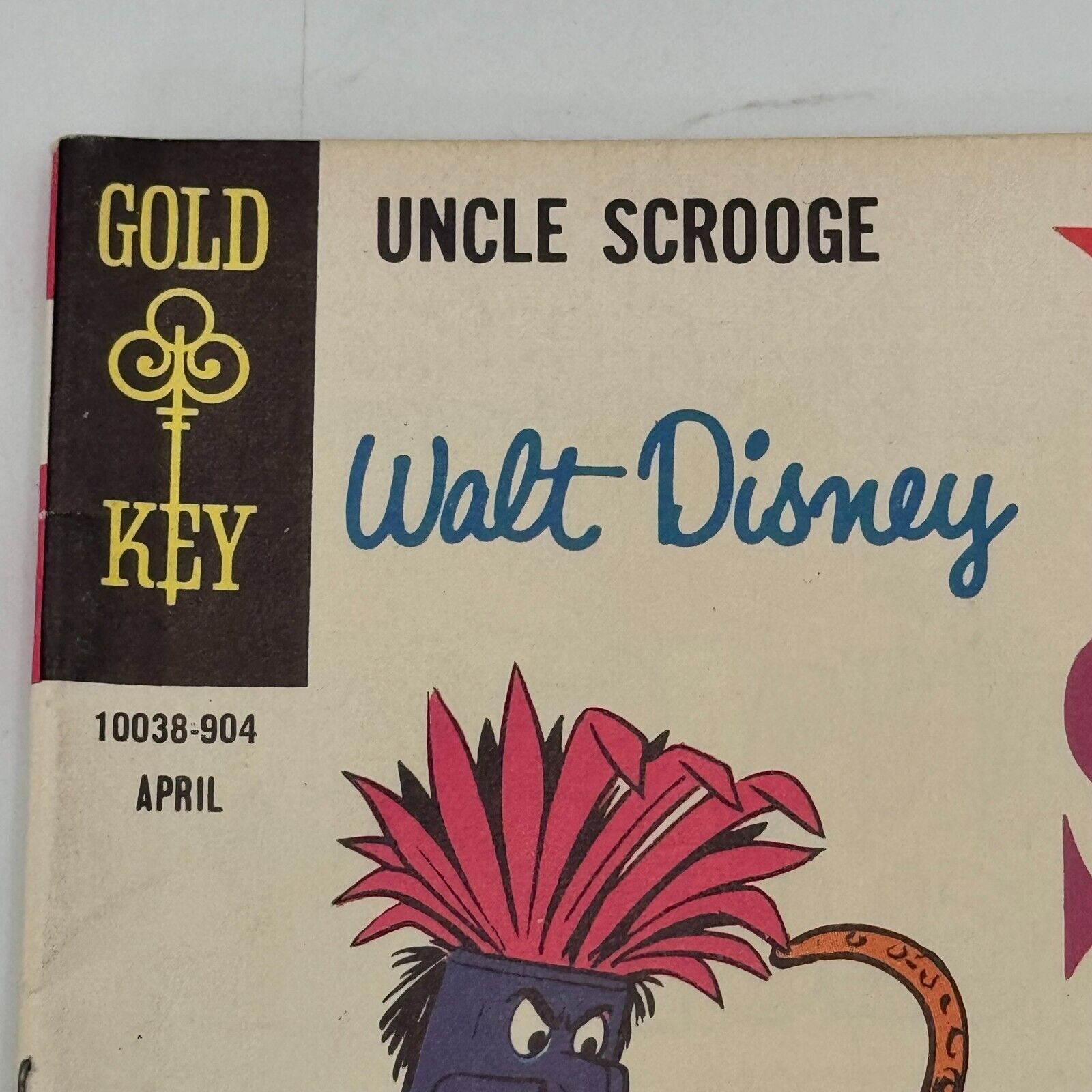 Lot of 5 Original Uncle Scrooge Walt Disney Gold Key Comics Donald Duck Hewey