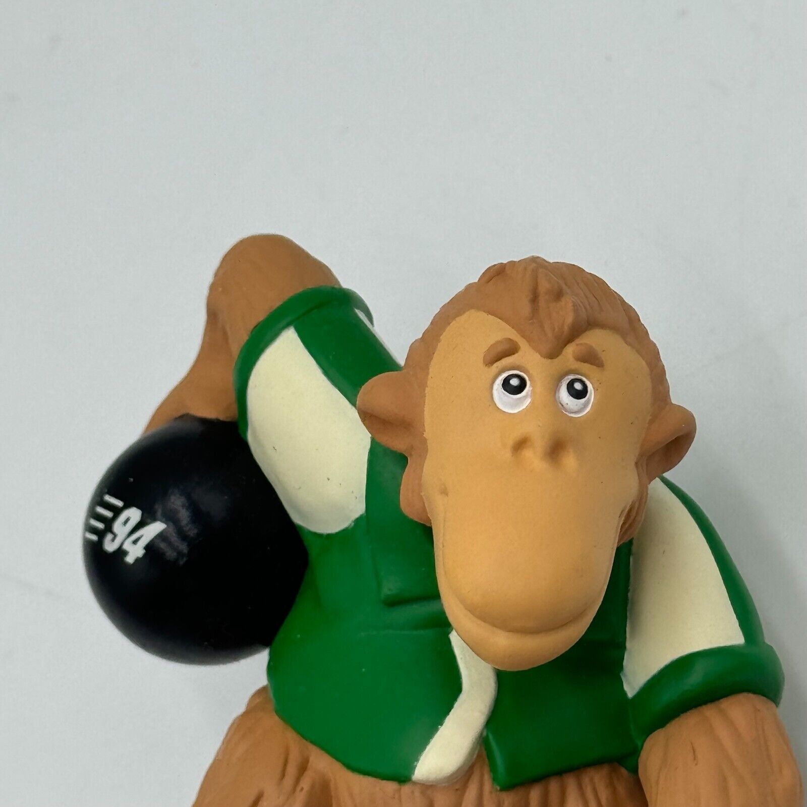 It’s A Strike Bowling Ape Christmas Ornament Santa Claus Lane Vintage NIB 1994