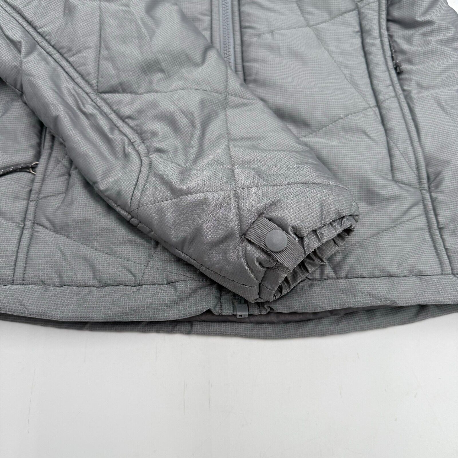 The North Face Quilted Puffer Jacket Liner Grey Lightweight Women's Size XS