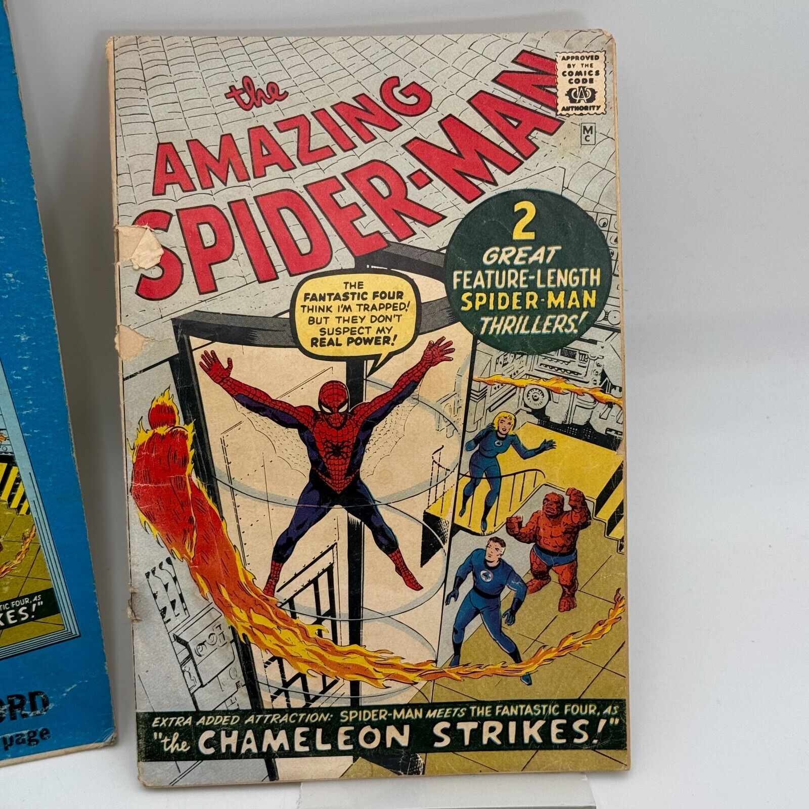 Amazing Spider-Man #1 Marvel Original Comics & Vinyl Record, 1966 Golden Record