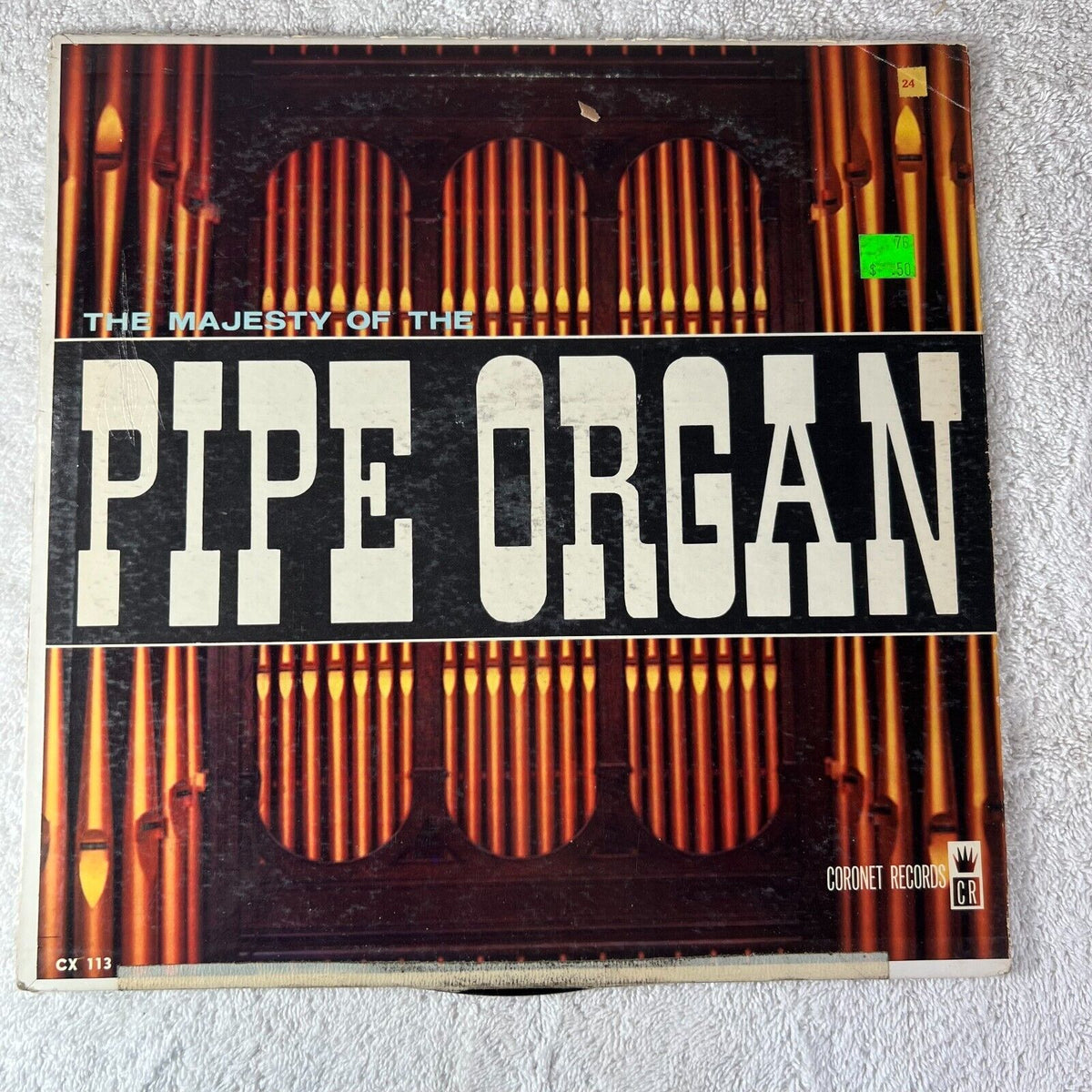 Charles Rand The Majesty Of The Pipe Organ Vinyl LP Record H7350A