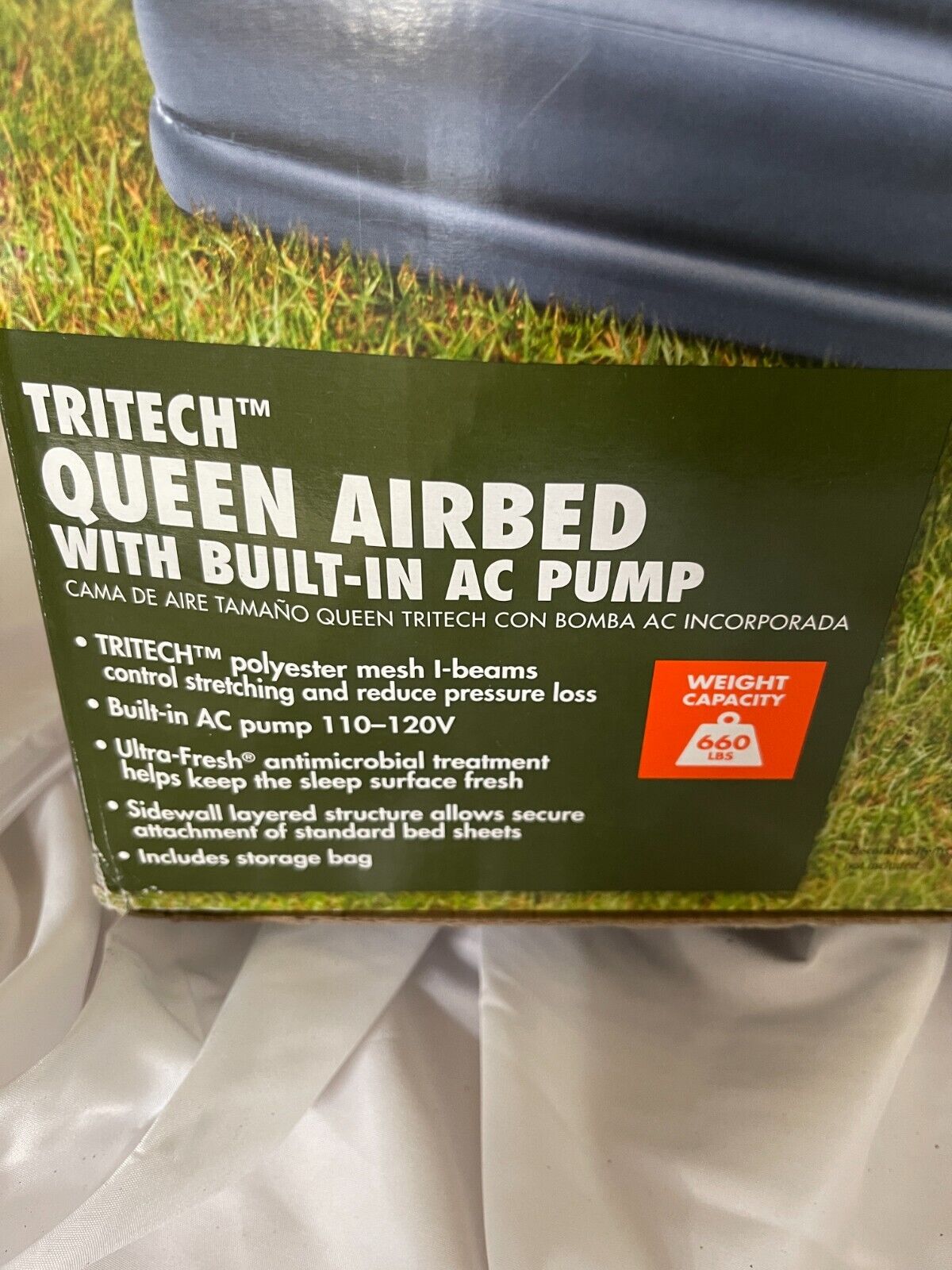 Queen Air Bed with Built In AC Pump (Ozark Trail) 18 Inch Height