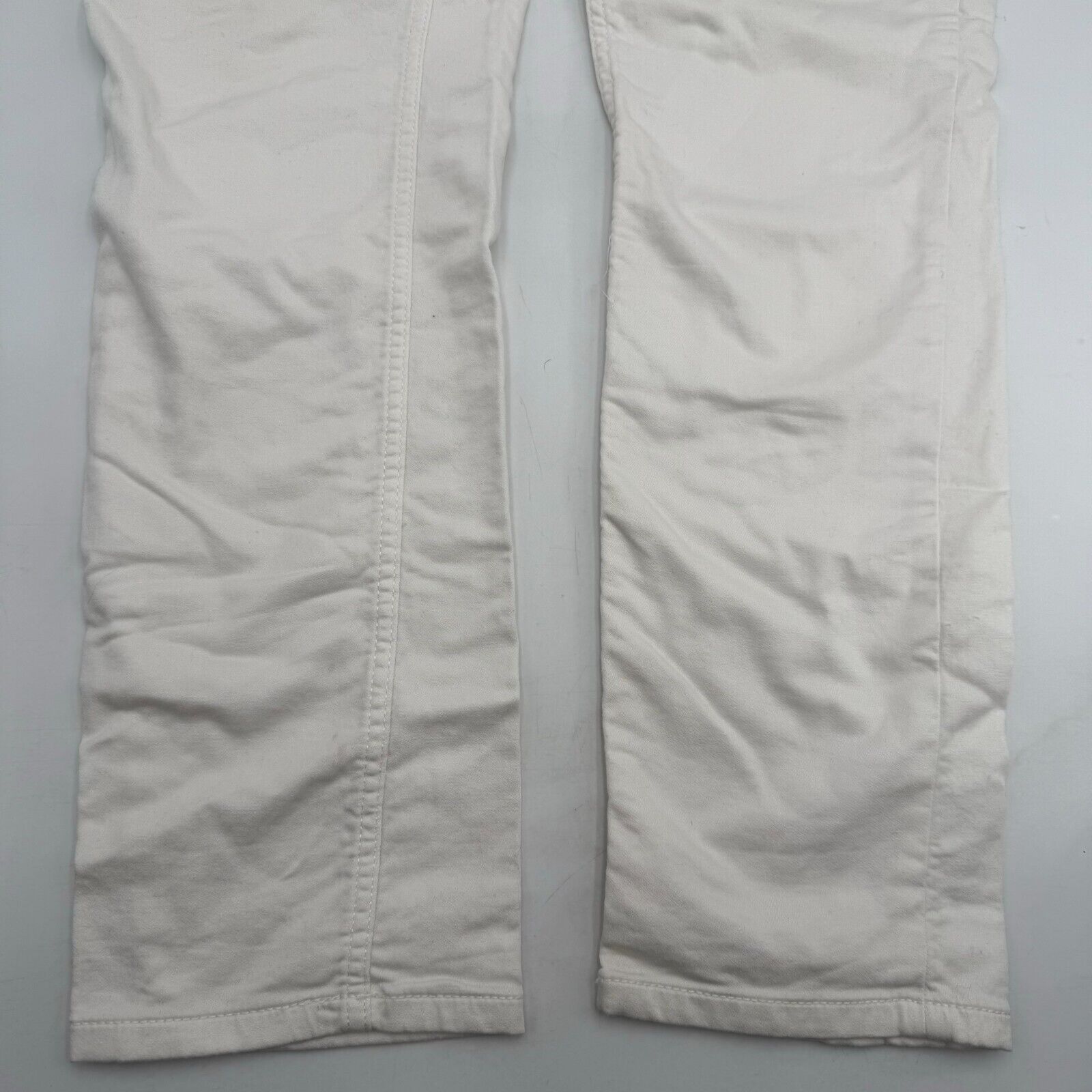 Perry Ellis Very Slim Stretch Jeans White Cotton Pants Size 33x30